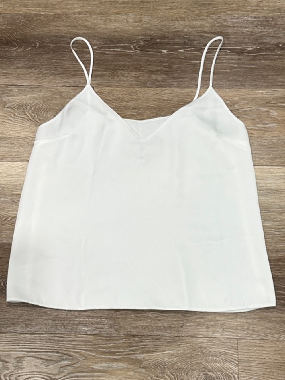 Alexandra Greco Minimal Basic White Camisole